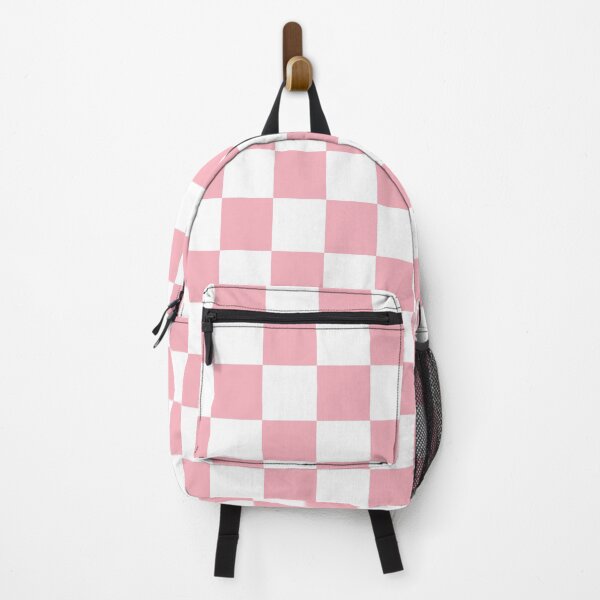 Item preview, Checkerboard pattern pink and white colors designed and sold by Designfs.