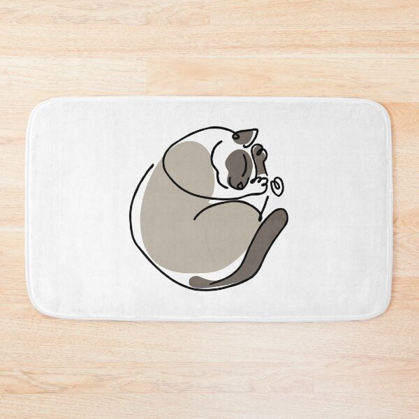 Item preview, Minimal Line Siamese Cat  designed and sold by Huebucket.
