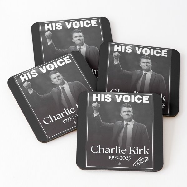 Item preview, Charlie Kirk His Voice Lives ON Memorial Signature 1993-2025 designed and sold by JeyVel.