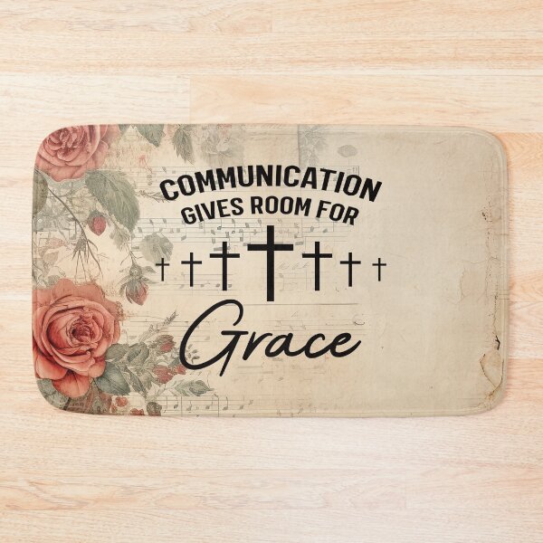 Item preview, Communication Gives Room For Grace Christian Faith  - WhiteCross - Christian - Vintage design designed and sold by Luvjesus2.