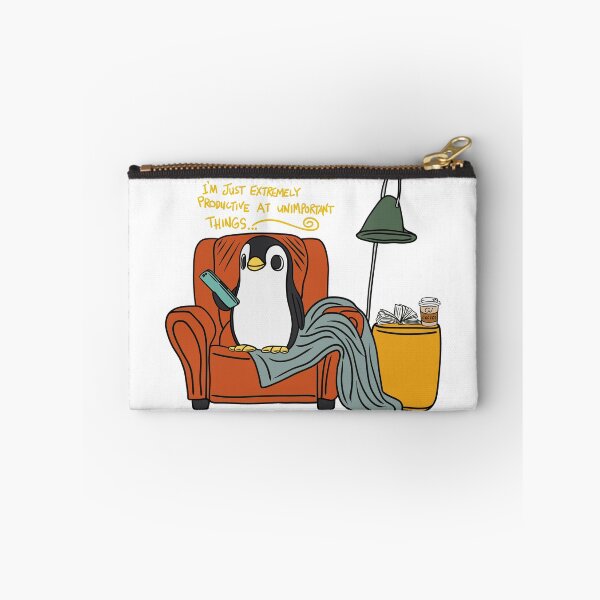 Item preview, 'I'm Not A Procrastinator' Penguin designed and sold by ArtsieArt.
