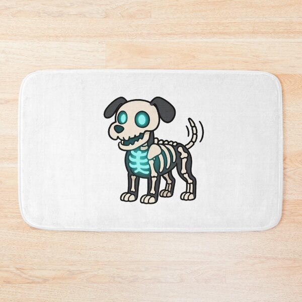 Item preview, Skeleton Dog with Glowing Bones – Spooky Halloween Pup designed and sold by Confuzz1ed.