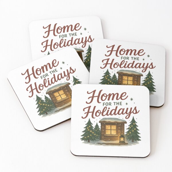Item preview, Home for the Holidays – Cozy Cabin Rustic Christmas Design designed and sold by DailyDrivesct.