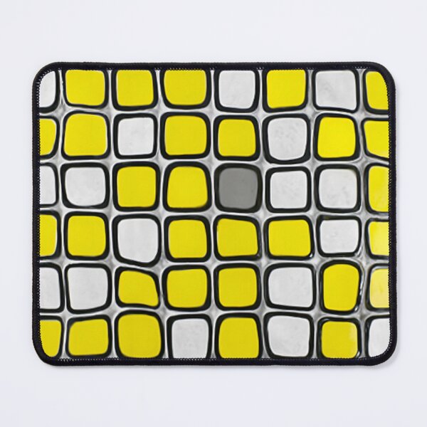 Item preview, Yellow Abstract Geometric Pattern | Futuristic Op-Art Design | Modern Wall Art Poster 1 designed and sold by Velvetcosmonova.