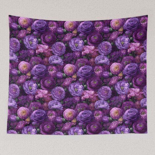 Item preview, Elegant Wild Ranunculus For Ranunculus Fan designed and sold by RoyalStarsPatts.