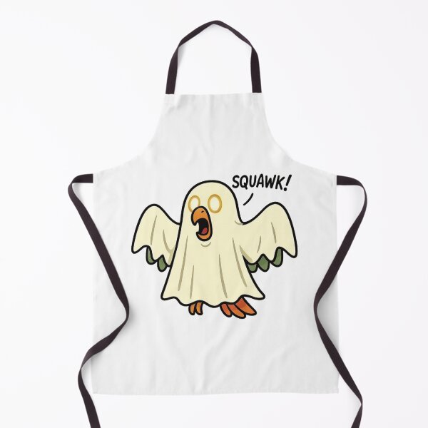 Item preview, Ghost Parrot in Glowing Sheet – Spooky Halloween Bird designed and sold by Confuzz1ed.