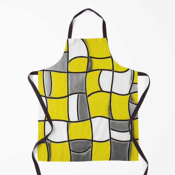 Item preview, Yellow Abstract Geometric Pattern | Futuristic Op-Art Design | Modern Wall Art Poster 4 designed and sold by Velvetcosmonova.