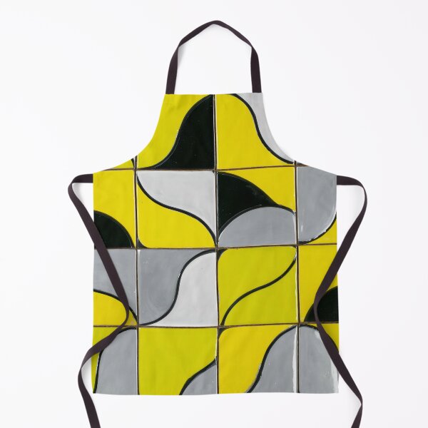 Item preview, Yellow Abstract Geometric Pattern | Futuristic Op-Art Design | Modern Wall Art Poster 5 designed and sold by Velvetcosmonova.