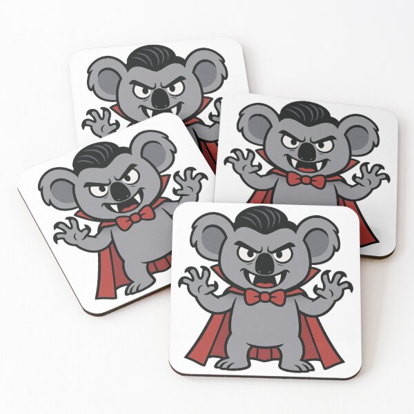Item preview, Vampire Koala with Red Cape – Spooky Halloween Creature designed and sold by Confuzz1ed.