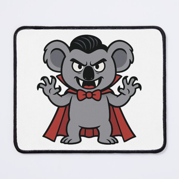 Item preview, Vampire Koala with Red Cape – Spooky Halloween Creature designed and sold by Confuzz1ed.