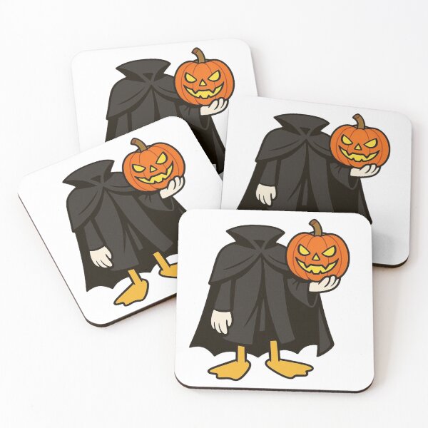 Item preview, Headless Duck with Pumpkin Head – Creepy Halloween Character designed and sold by Confuzz1ed.