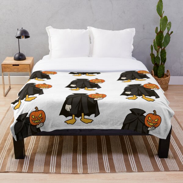 Item preview, Headless Duck with Pumpkin Head – Creepy Halloween Character designed and sold by Confuzz1ed.