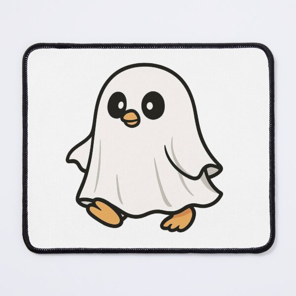 Item preview, Ghost Penguin in White Sheet – Cute and Spooky Halloween designed and sold by Confuzz1ed.