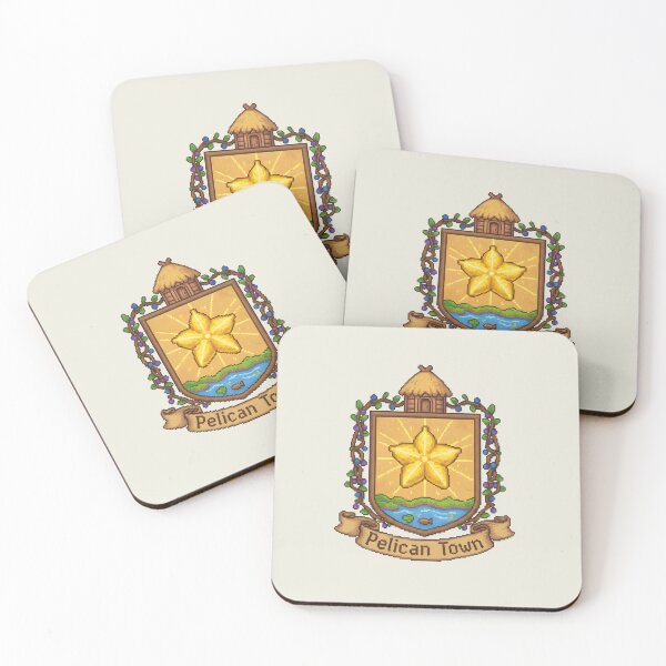 Item preview, Stardew Valley Pelican Town Crest designed and sold by TorqueAndTone.