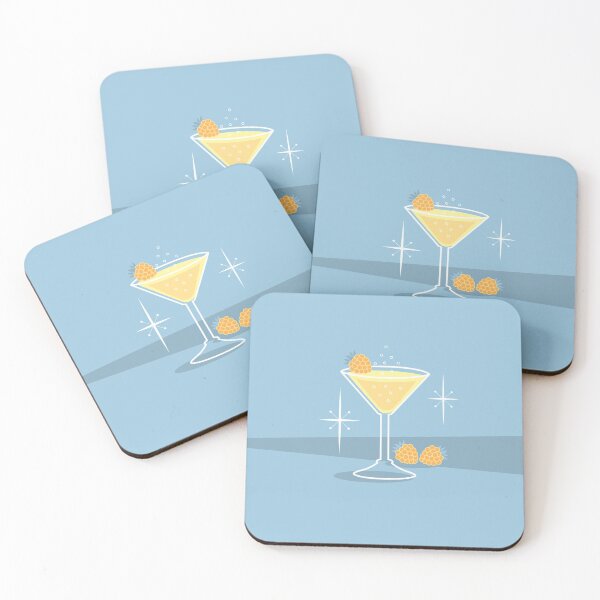 Item preview, Cocktail Hour - Martini Blue designed and sold by ZandraCalif.