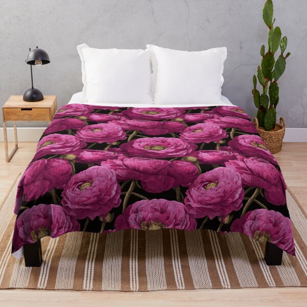 Item preview, Elegant Blooming Ranunculus Pattern For Boho Decor designed and sold by RoyalStarsPatts.