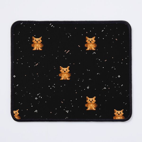 Item preview, orange cat in the space seamless, water colour designed and sold by ibi2444.