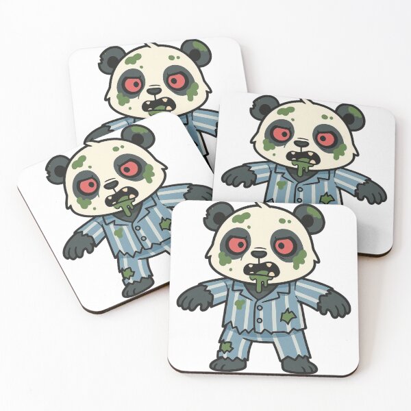 Item preview, Zombie Panda in Torn Pajamas – Creepy Halloween Bear designed and sold by Confuzz1ed.