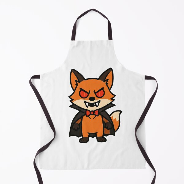 Item preview, Vampire Fox with Cape and Fangs – Spooky Halloween Animal designed and sold by Confuzz1ed.