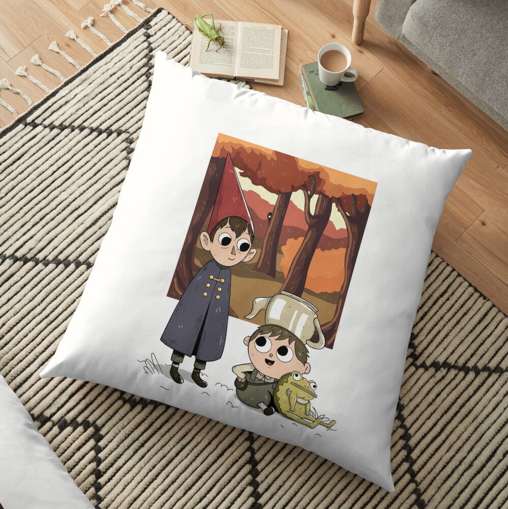 Over the Garden Wall Floor Pillow