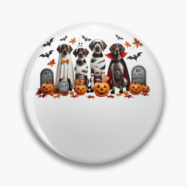 Item preview, Funny German Shorthaired Pointers Halloween Dog Lover designed and sold by Kimberley King Art  King Art.