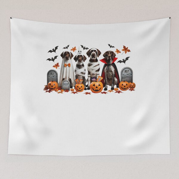 Item preview, Funny German Shorthaired Pointers Halloween Dog Lover designed and sold by Kimberley King Art  King Art.