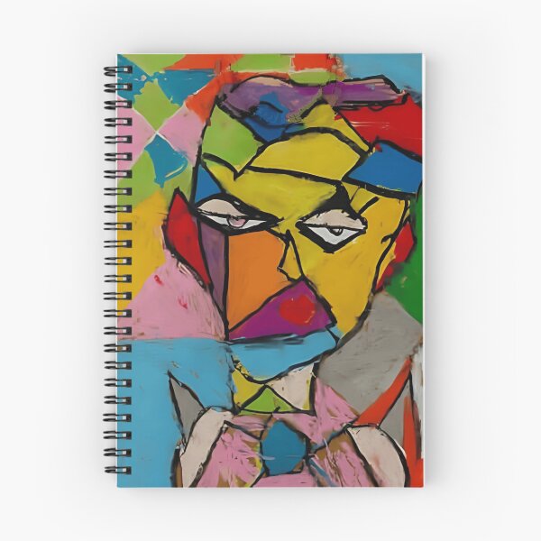 Item preview, Cubist Girl Portrait with Playful Colors designed and sold by colorsartss.