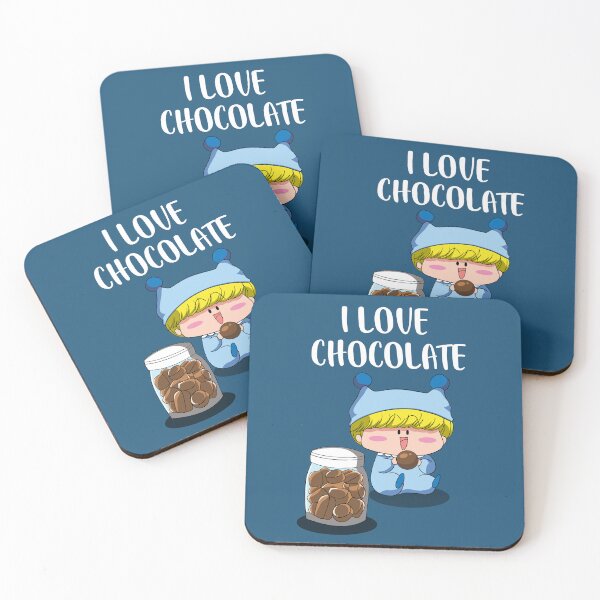 Item preview, Cute Fairy Eating Chocolate -Whimsical Fantasy Illustration designed and sold by HikaryChan.