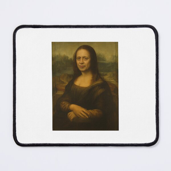 Item preview, Steve buscemi monalisa mona lisa happy birthday christmas funny prank meme gift weird designed and sold by CheeseBlueprint.
