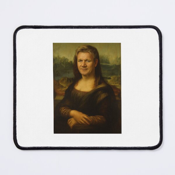 Item preview, Gordon ramsay monalisa mona lisa happy birthday christmas funny prank meme gift weird designed and sold by CheeseBlueprint.