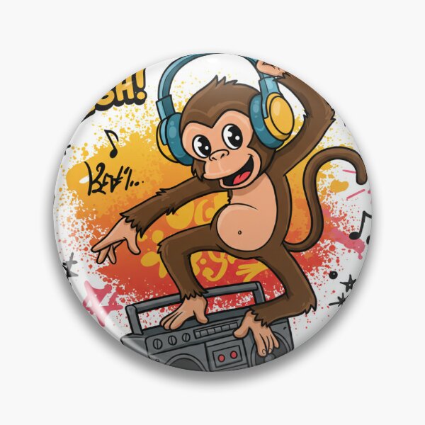 Item preview, Playful Monkey designed and sold by BennyArtWorld.