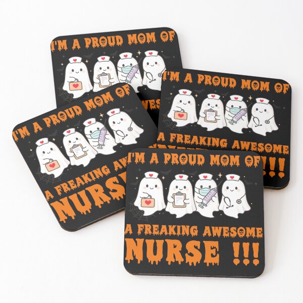 Item preview, I'm a Proud Mom Of Freaking Awesome Nurse designed and sold by Margerita23.