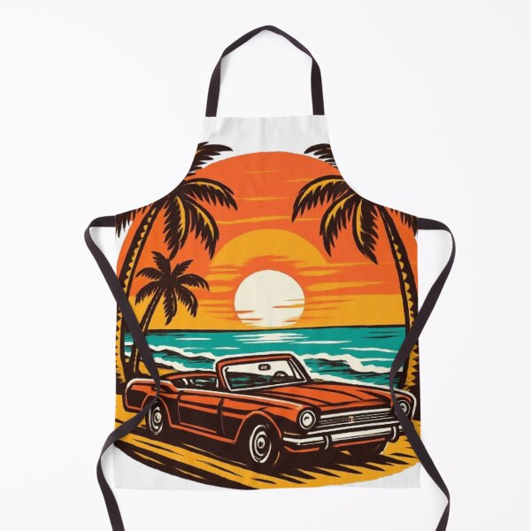 Artikelvorschau, Sunset Beach Drive: Retro-Sommerflucht entworfen und verkauft von Nest & Thread.