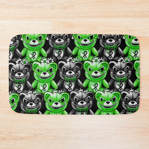 Item preview, Green toxic teddy designed and sold by ConfuzRandomly.