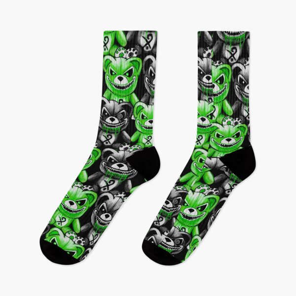 Item preview, Green toxic teddy designed and sold by ConfuzRandomly.
