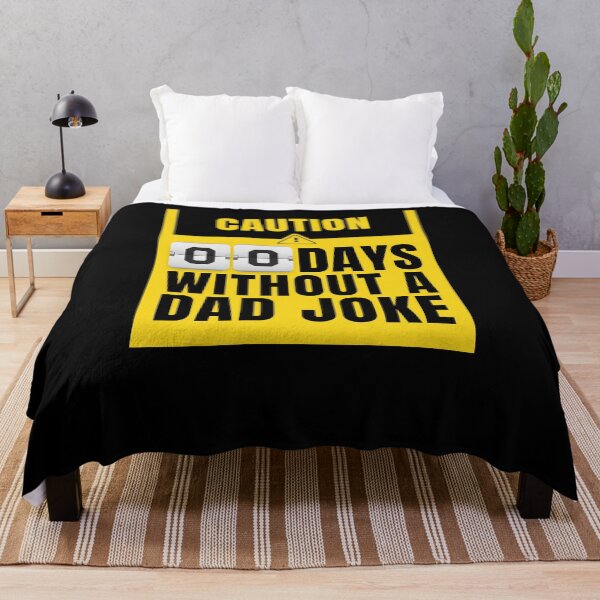 Item preview, Caution 00 days without a dad joke funny father's day designed and sold by snowry.
