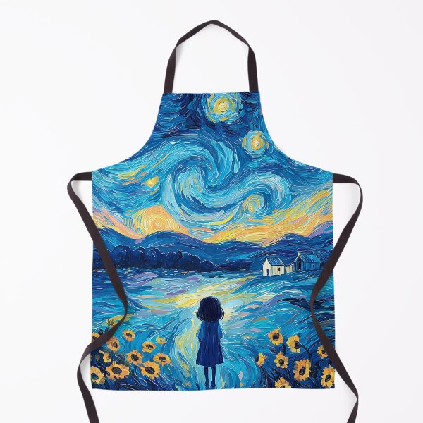 Item preview, Starry Night Sunflowers Child Silhouette designed and sold by Guesso.