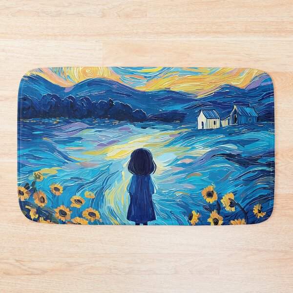 Item preview, Starry Night Sunflowers Child Silhouette designed and sold by Guesso.