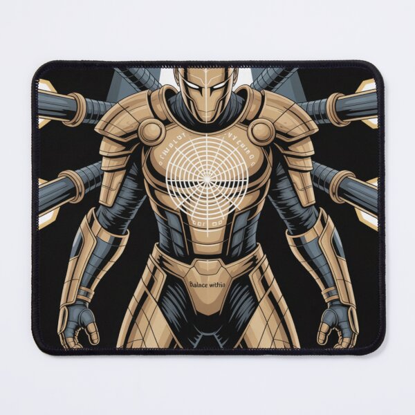 Item preview, Cybernetic Golden Warrior Mandala Tee designed and sold by Alexrtr.