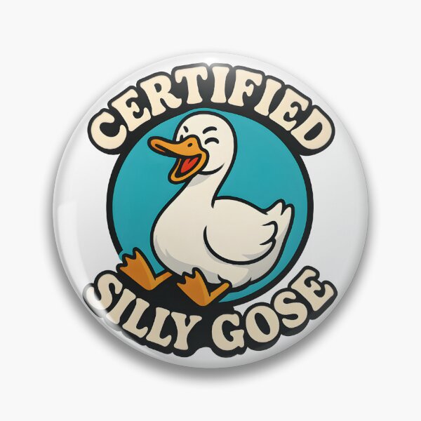Artikelvorschau, Certified Silly Goose – Funny Goose Meme Sticker & Cute Animal Design entworfen und verkauft von Cat & Coffee Studio.