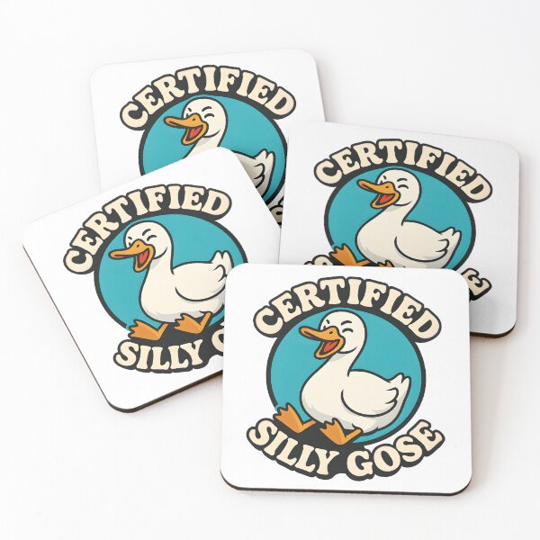 Item preview, Certified Silly Goose – Funny Goose Meme Sticker & Cute Animal Design designed and sold by Cat & Coffee Studio.