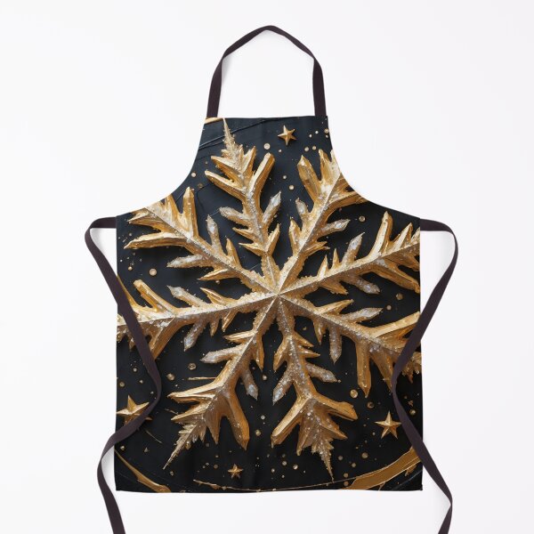 Item preview, Eternal Frost – Golden Snowflake Elegance designed and sold by LaLi-Designs.