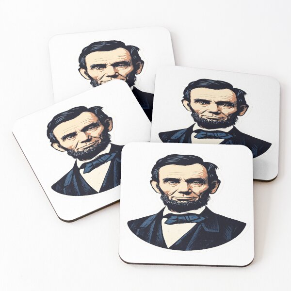 Item preview, Abraham Lincoln Sticker Historic American President Portrait Art designed and sold by Owcomm.