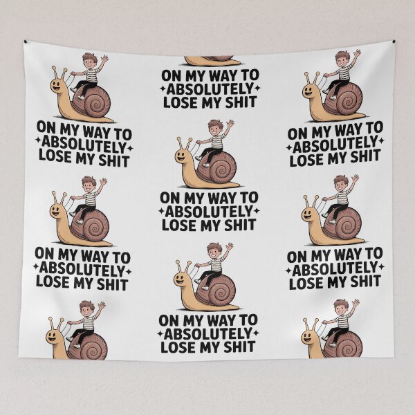 Item preview, On My Way To Absolutely Lose My Shit Funny bumper designed and sold by Jaxym.