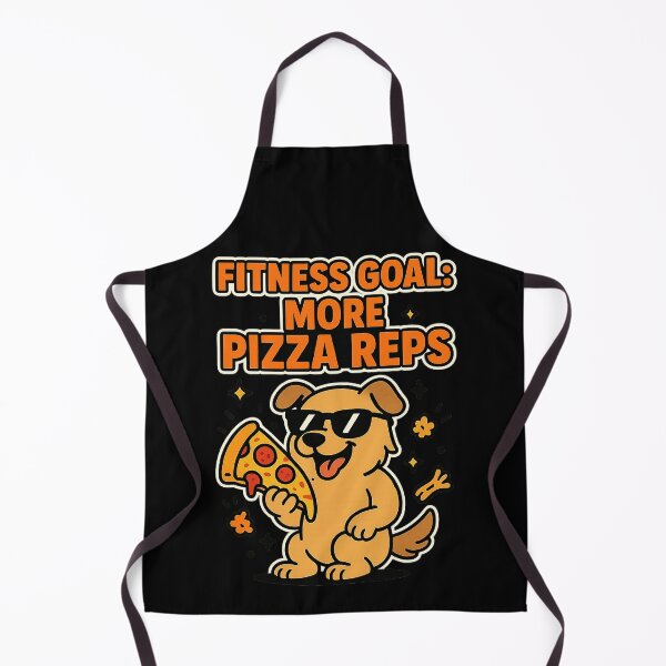 Item preview, Fitness Goal More Pizza Reps Funny Dog designed and sold by RandomPrints.