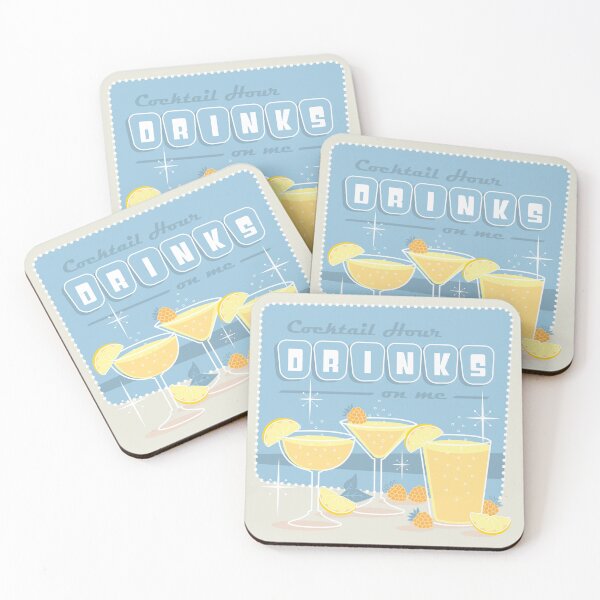 Item preview, Cocktail Hour - The Blue Collection designed and sold by ZandraCalif.