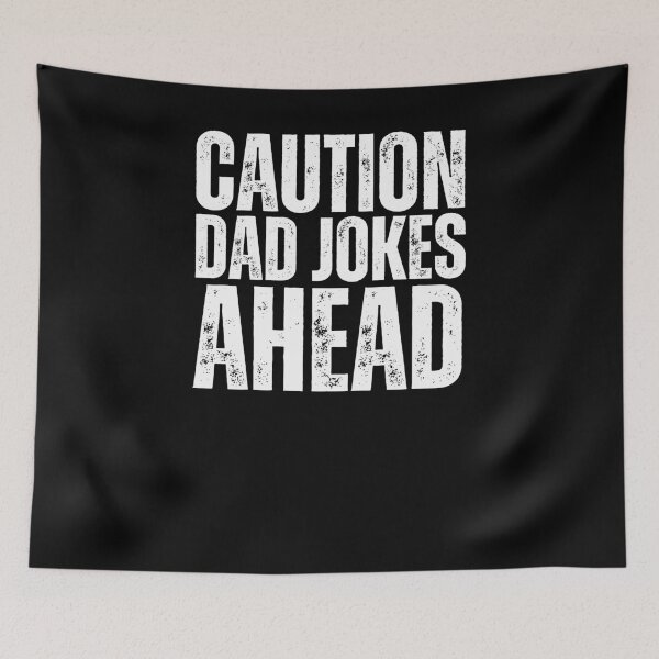 Item preview, Caution Dad jokes ahead Father day funny dad joke vintage designed and sold by snowry.