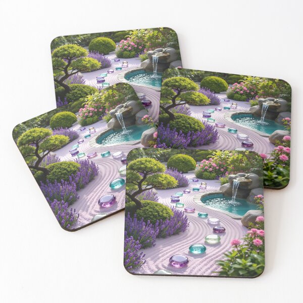 Item preview, Serene Zen Garden Pathway With Gemstones V2 designed and sold by Roanemermaid.