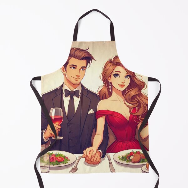 Item preview, Romantic Couple Having Dinner Date designed and sold by Mywaymylife.