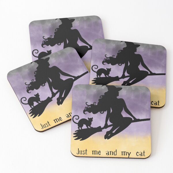 Item preview, Just Me and My Cat - Bewitching designed and sold by TeeGeeTees.